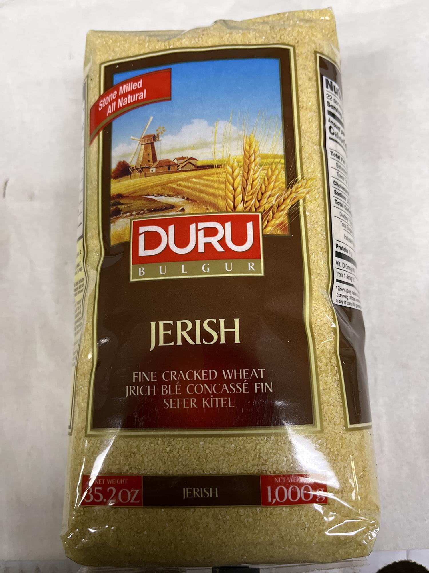 Duru Jerish (Fine Cracked Wheat), 35.2oz (1000g), Wheat Berries, 100