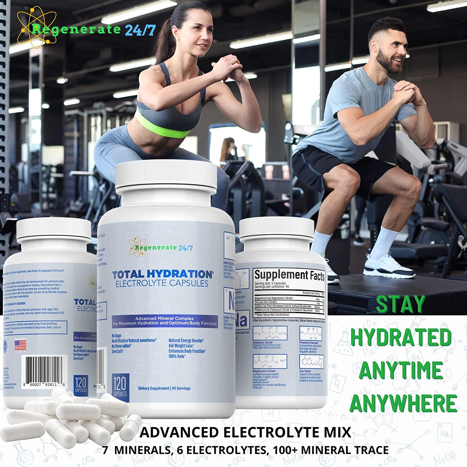 Total Hydration Electrolyte Mix Capsule 500 mg Potassium Citrate