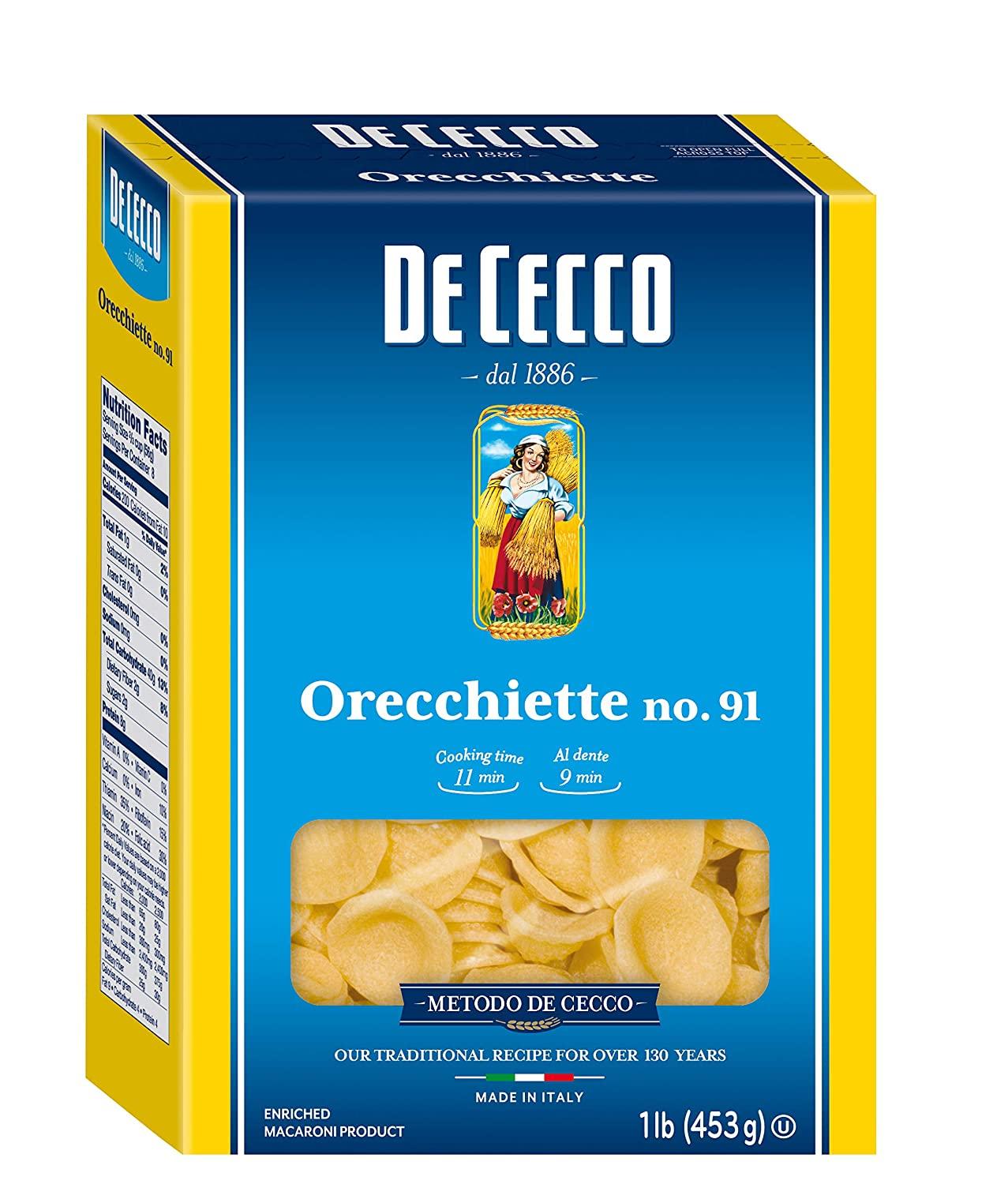 De Cecco Semolina Pasta Variety Pack - Penne Rigate, Orecchiette