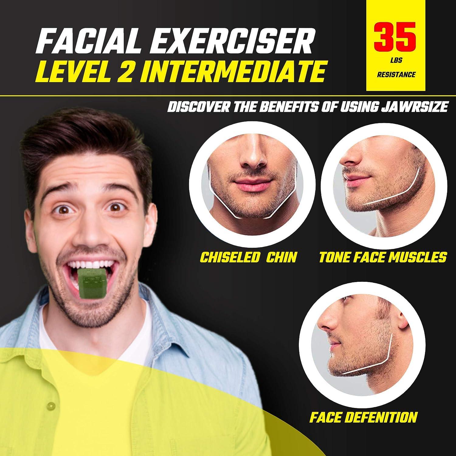 Fitness Face Masseter men facial pop n go mouth jawline Jaw