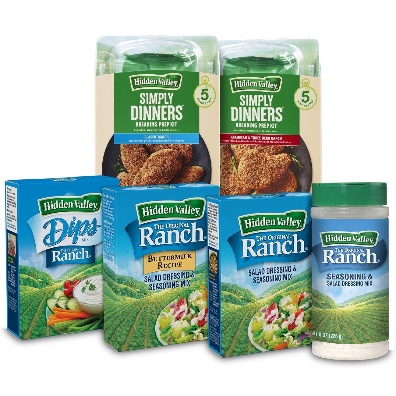 Hidden Valley The Original Ranch Salad Dressing & Recipe  Seasoning Mix Shaker - 8 oz. : Grocery & Gourmet Food