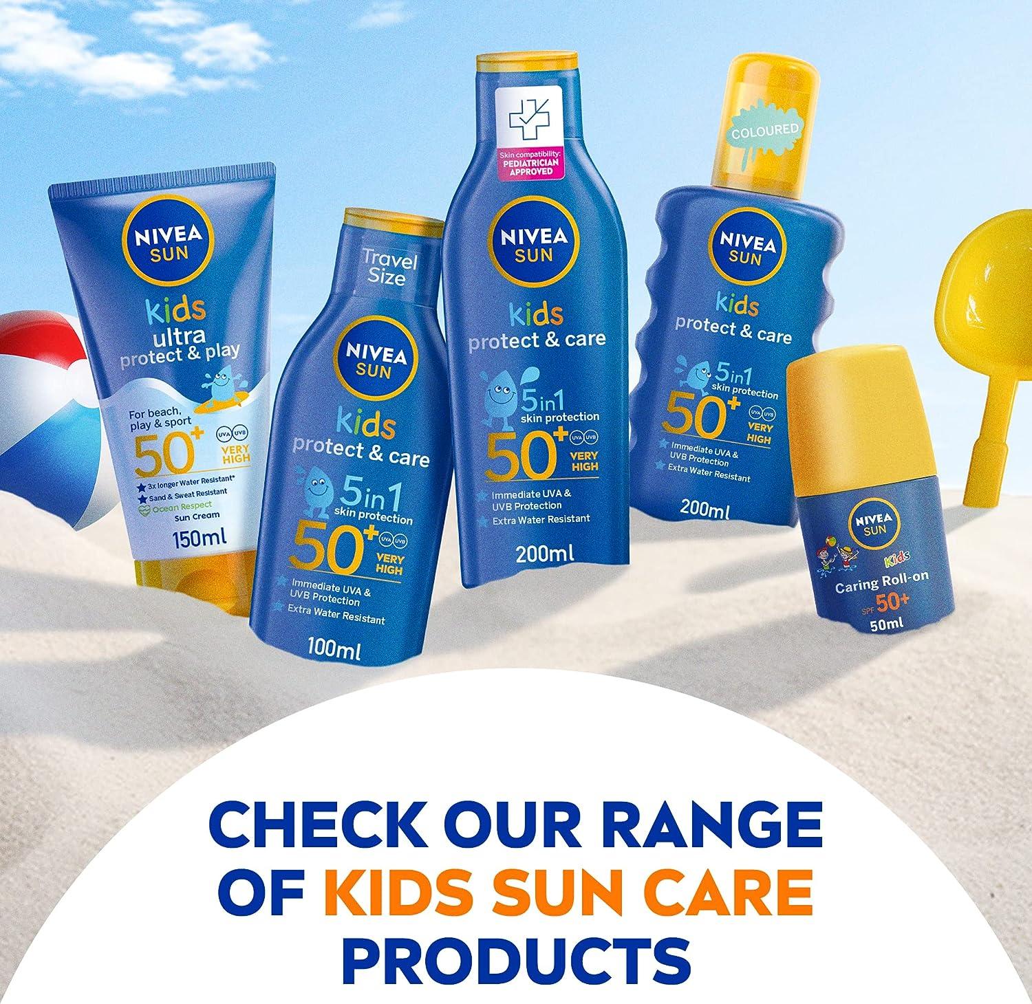 Nivea Sun Children Sun Lotion SPF 50+ LongLasting & Water Resistant Formula