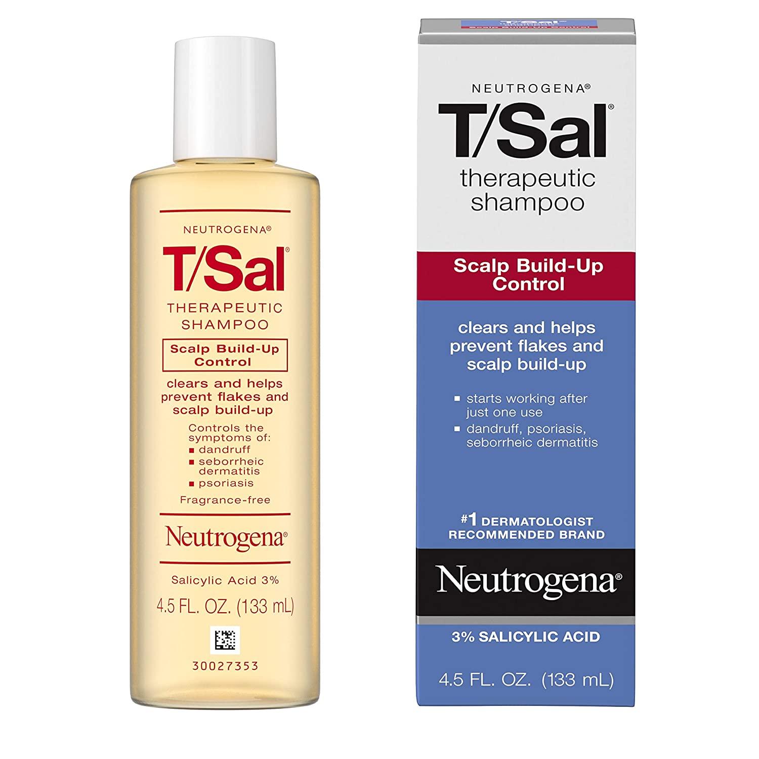 Neutrogena T/Sal Therapeutic Shampoo for Scalp BuildUp Control with
