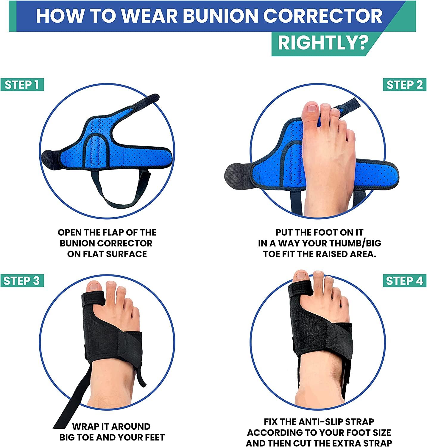 Bunion Corrector Kit for Men & Women 11pcs Relief Set with Toe
