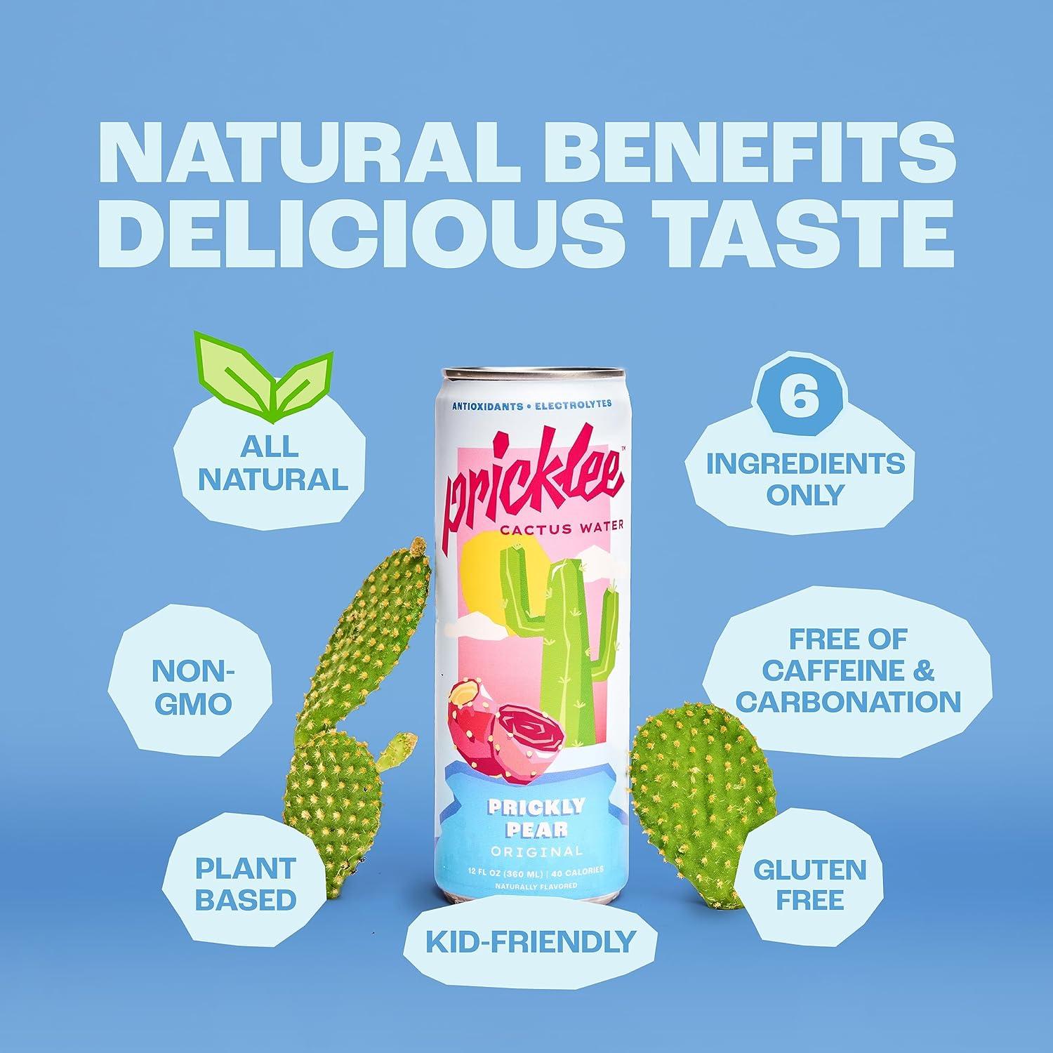 Pricklee Cactus Water | Antioxidant-Packed Hydration with Low Sugar & No  Caffeine | Buy Now with Express International Delivery | GoSupps.com