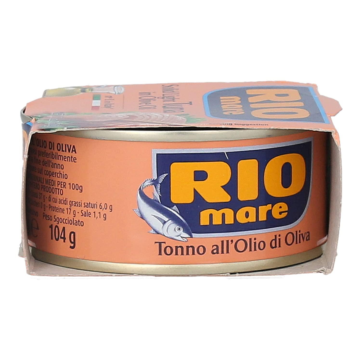 Rio Mare Tuna Canned With Olive Oil 5.6oz (Pack of 3) Premium Italian