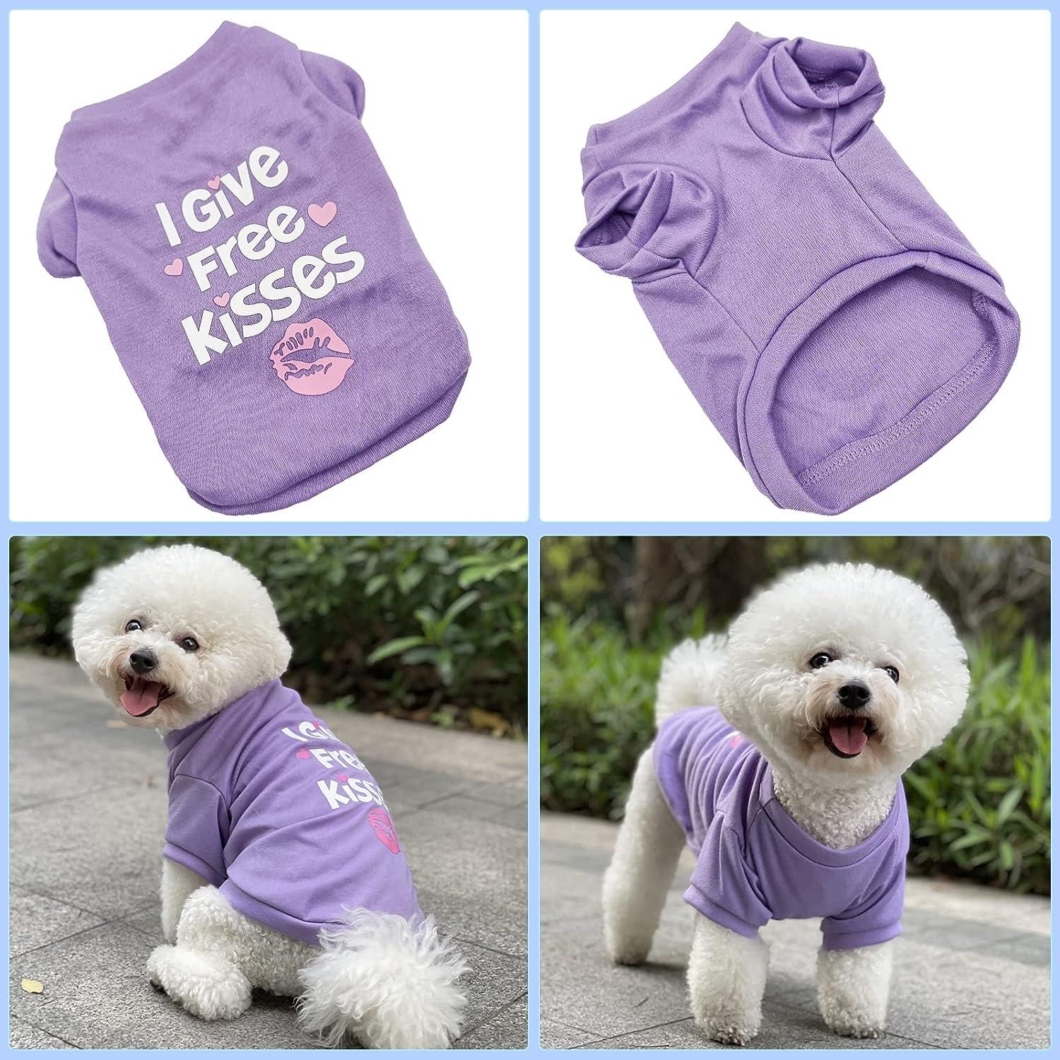 Small dog tee shirts hot sale