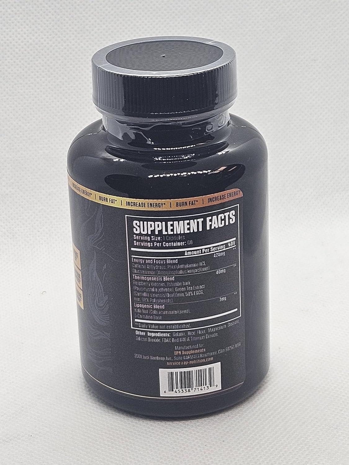 1080p Thermogenic Energy Burn 1 Rated Energy & Pre Workout for Men