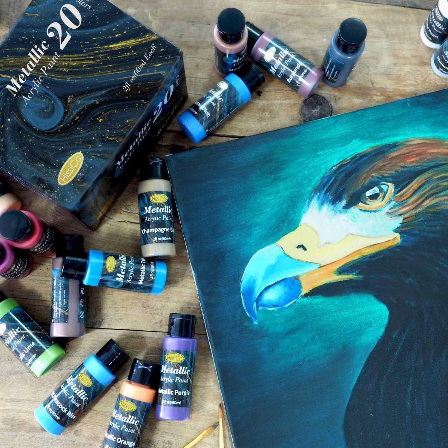 Customize Your Art Supplies with Our Metallic Acrylic Pouring Paint Set, Fluid Acrylic Paint