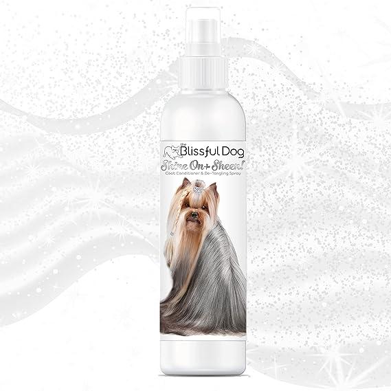 blissful dog dog coat shine spray