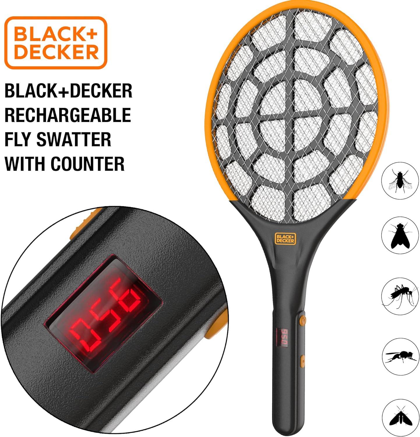 BLACK+DECKER Bug Zapper Fly Swatter Electric - Fly Zapper & Bug
