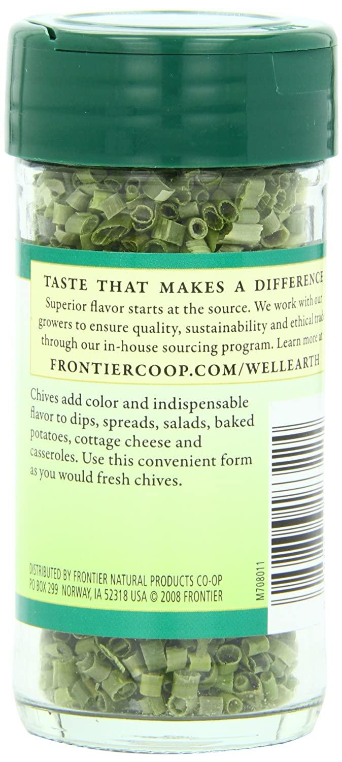 Frontier Natural Products Chives FreezeDried 0.14 oz Premium Quality