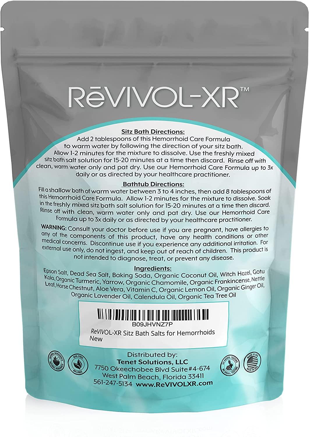 Sitz Bath Salts for Hemorrhoids Premium Hemorrhoid Care Formula USA Grade