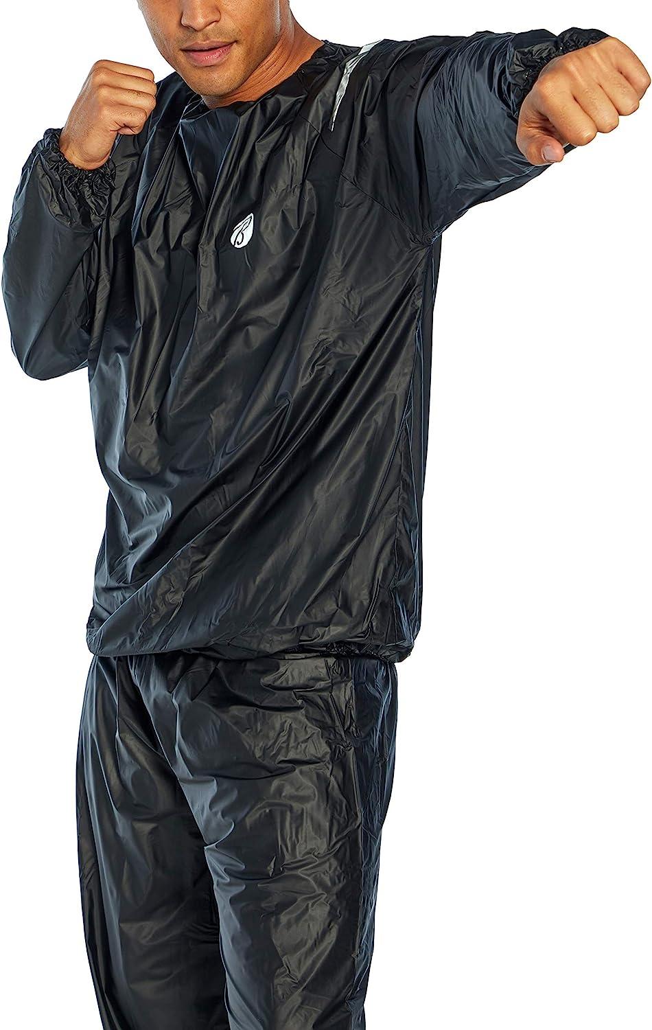 Bally Total Fitness Men s Sauna Suit Black Large X Large