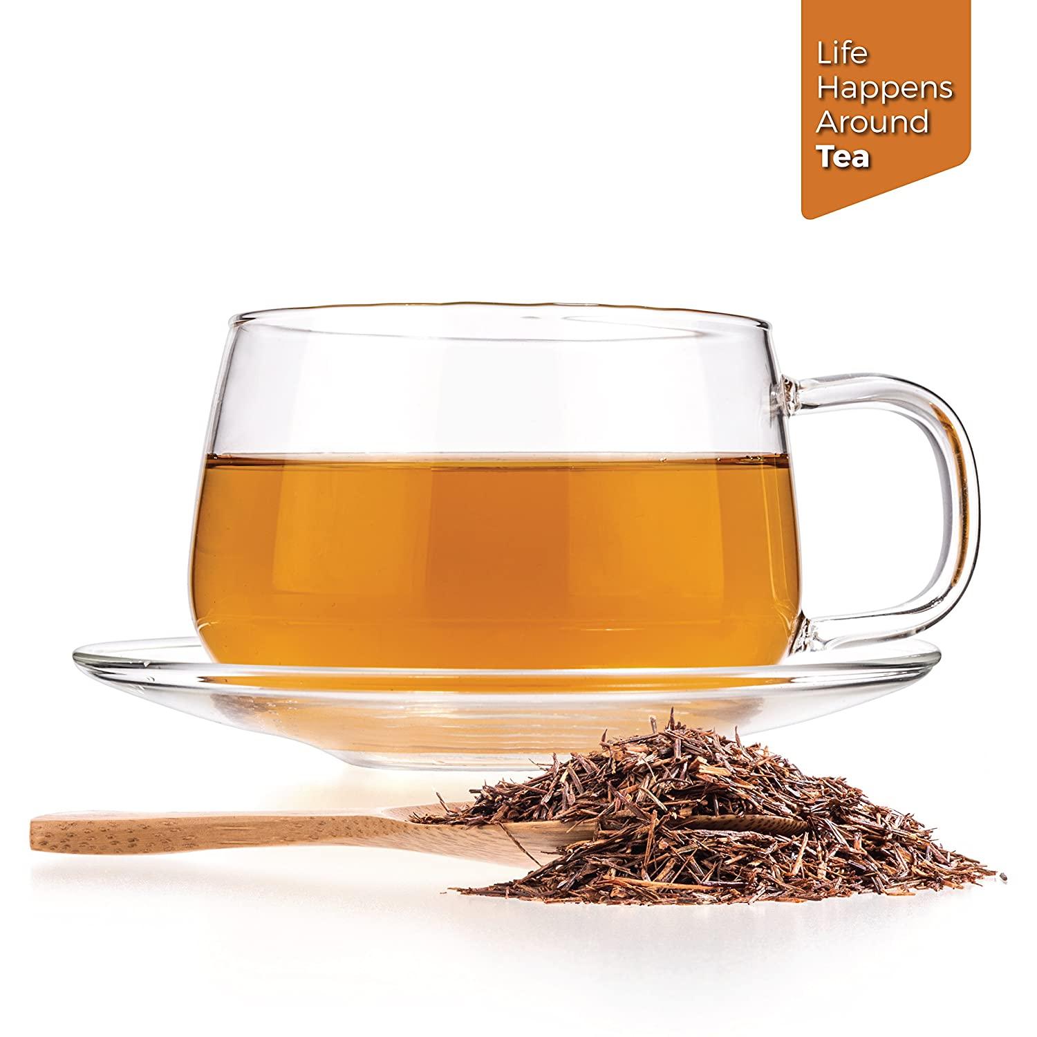 Tealyra Pure Rooibos Red Herbal Tea African Red Bush Loose Leaf Tea