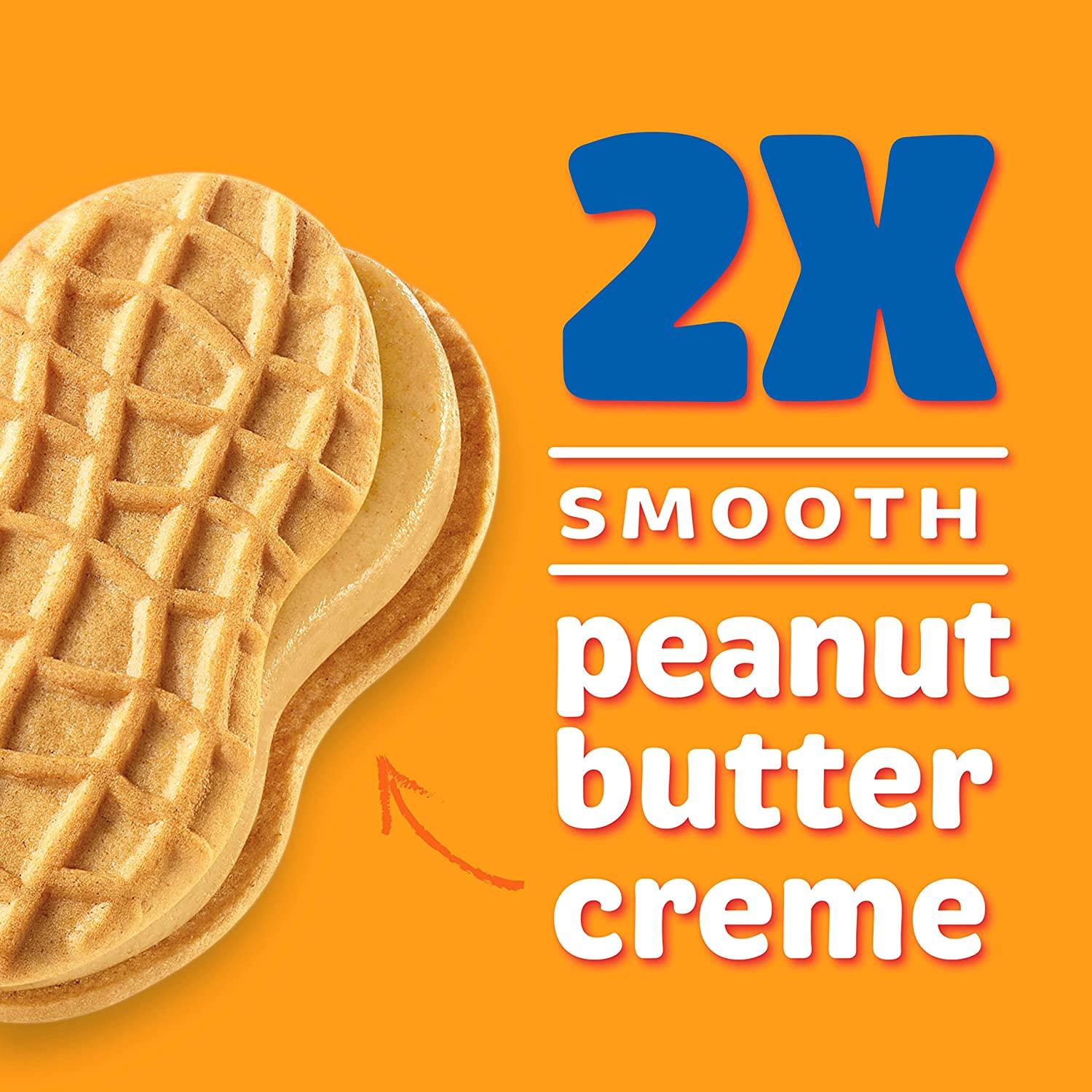 Nutter Butter Double Nutty Peanut Butter Sandwich Cookies Family
