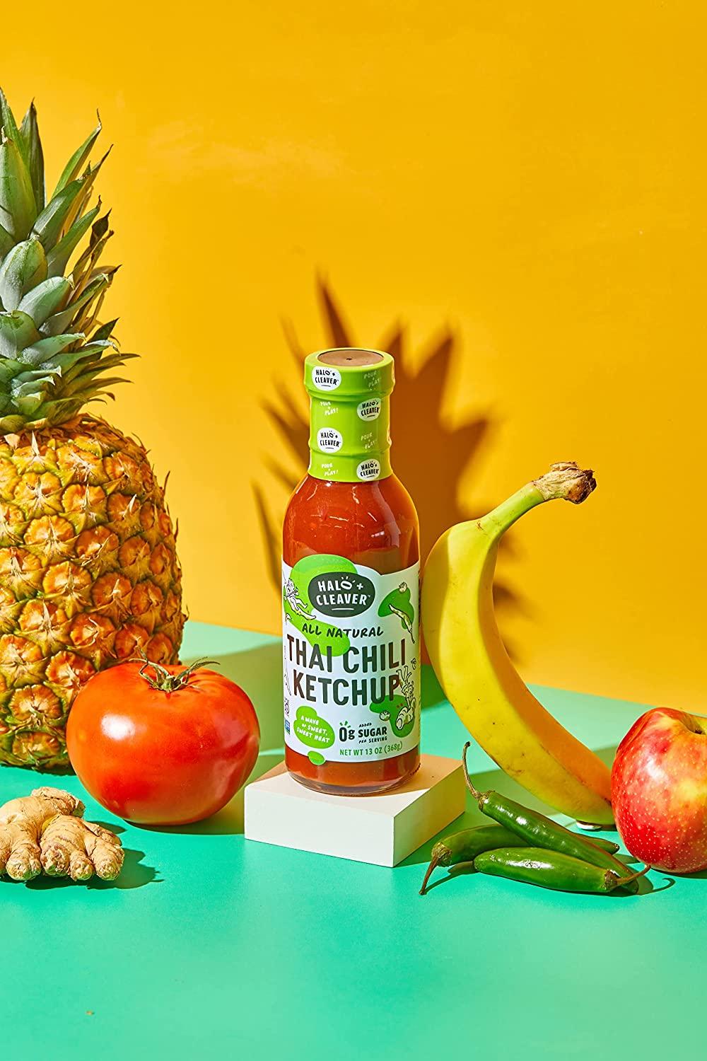 Spicy Ketchup by Halo and Cleaver Keto Ketchup with a Kick of Heat