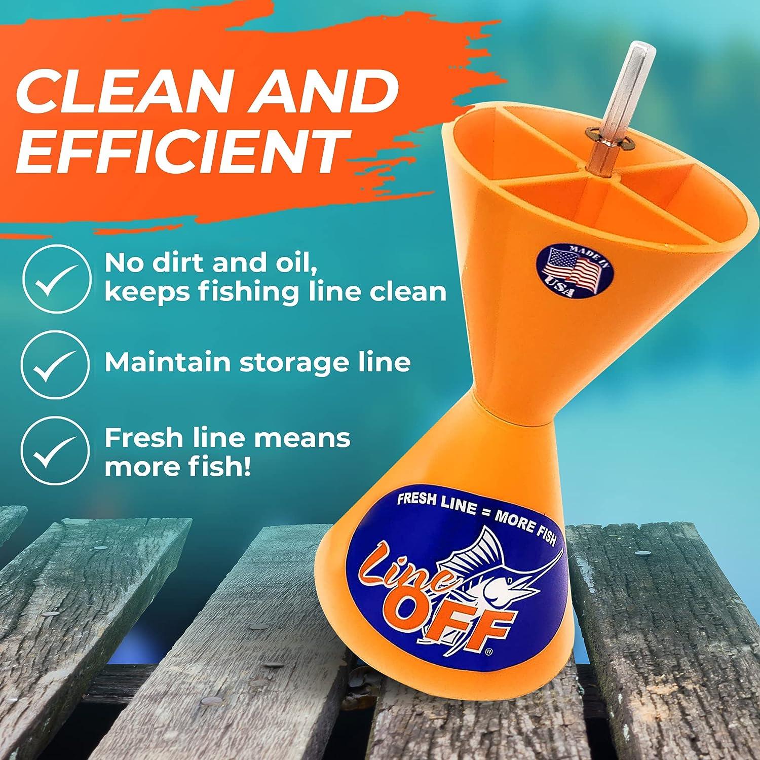 thumbnail image 2 of Electric Fishing Line Remover & Spooler Tool - Portable Battery-Powered Stripper For Quick Line Changes (Requires 2xAA Batteries) 2 of 13
