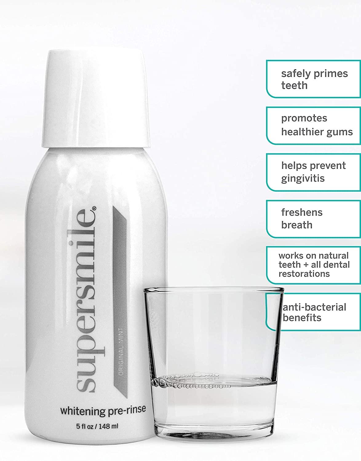 Supersmile Whitening PreRinse 5 Fl Oz Clinically Formulated Dental