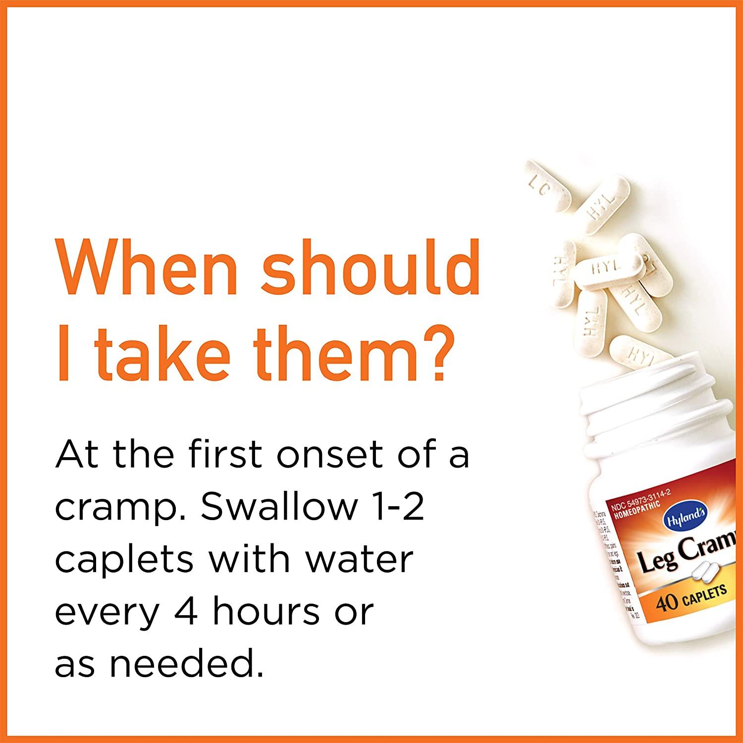 Leg Cramp Caplets by Hyland's, Natural Calf, Leg and Foot Cramp Relief