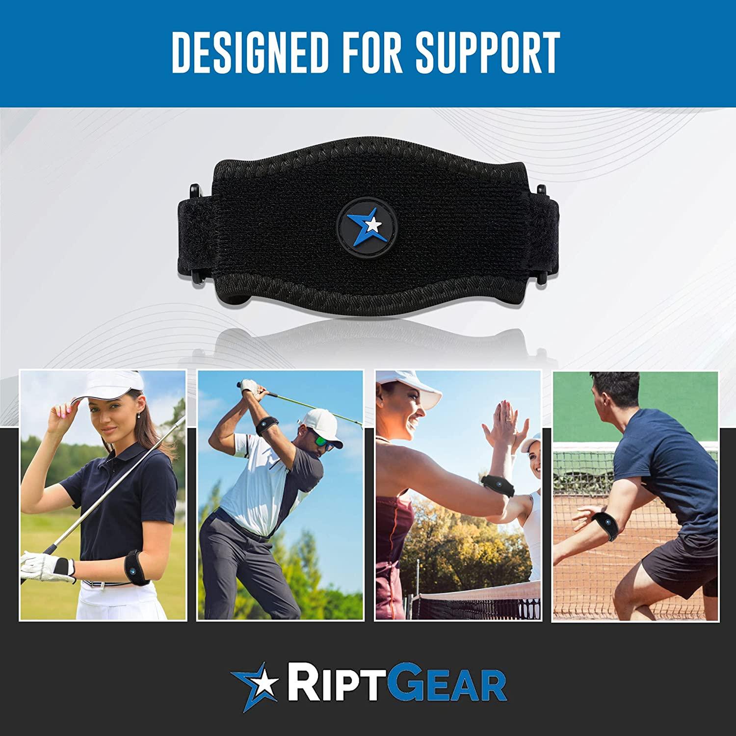 RiptGear Tennis Elbow Brace for Men and Women Golfers Elbow Strap