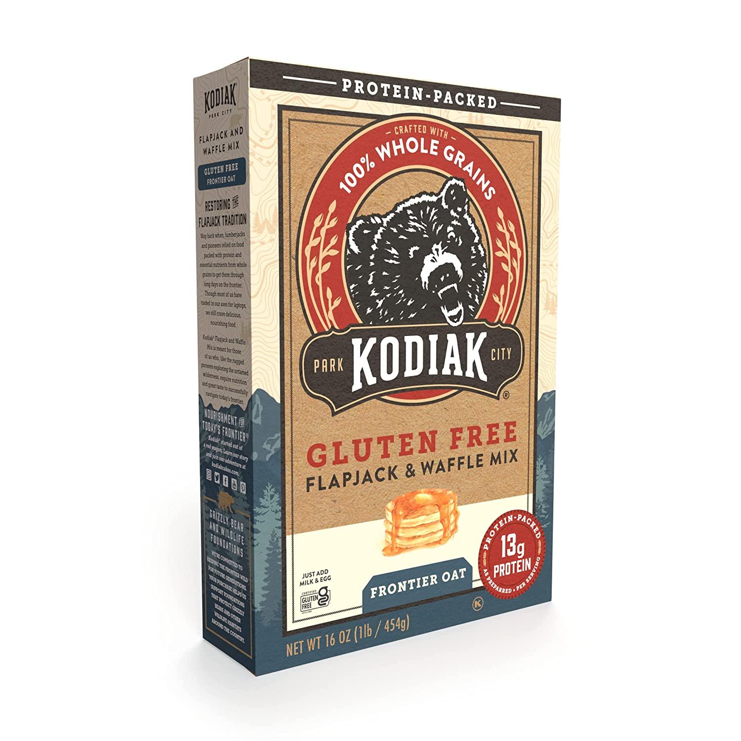 Kodiak Cakes Gluten Free Protein Pancake Mix Flapjack and Protein