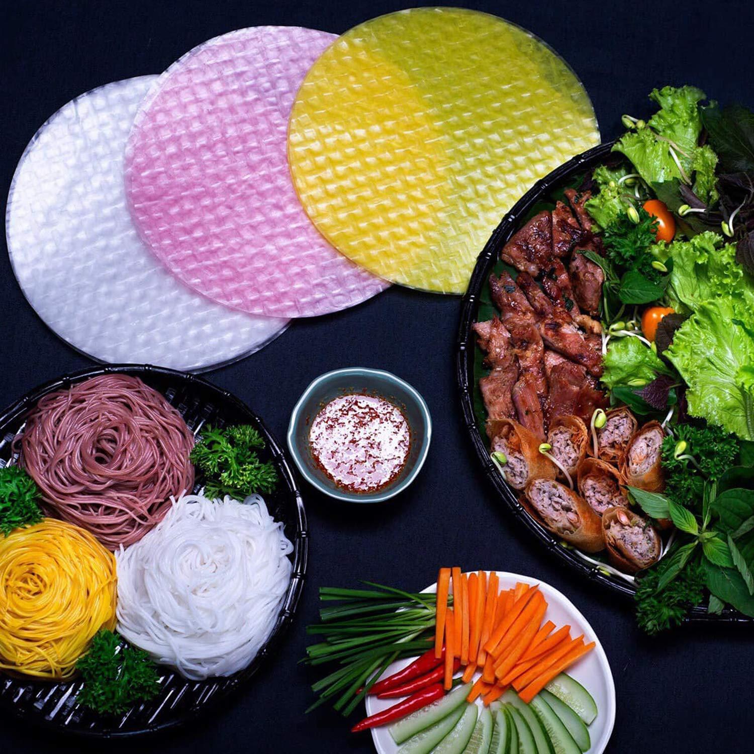 Lyan Mekong River Banh Trang Vietnamese Rice Paper Wrappers, Spring