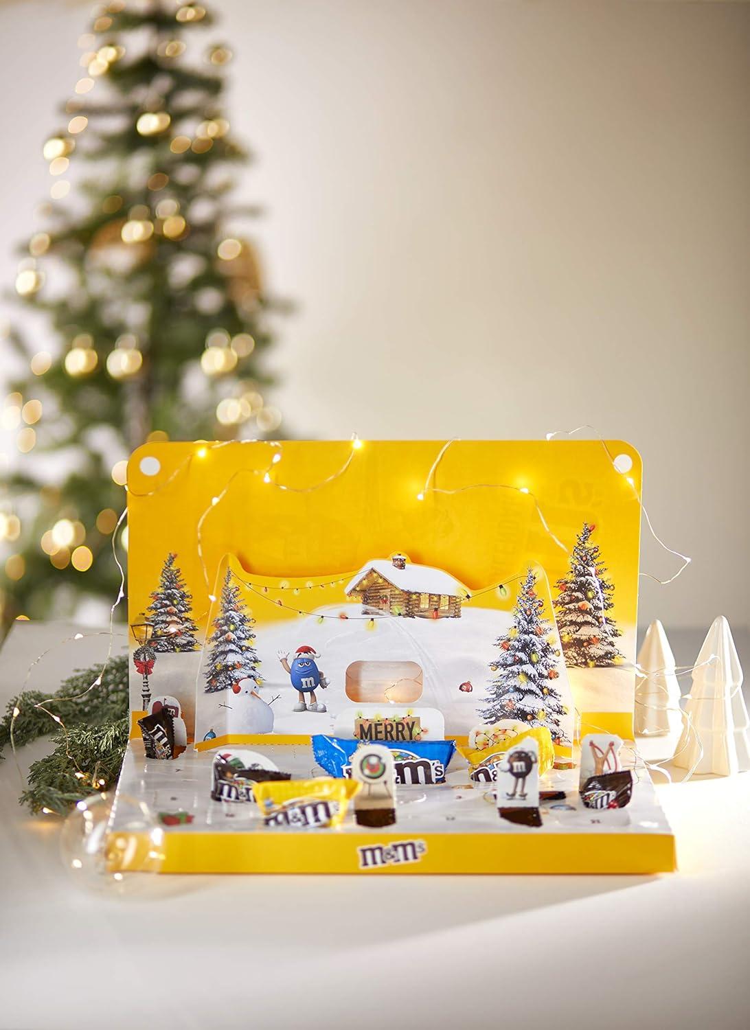 M Ms Advent Calendar 2022 3D Pop Up Christmas Calendar 346g