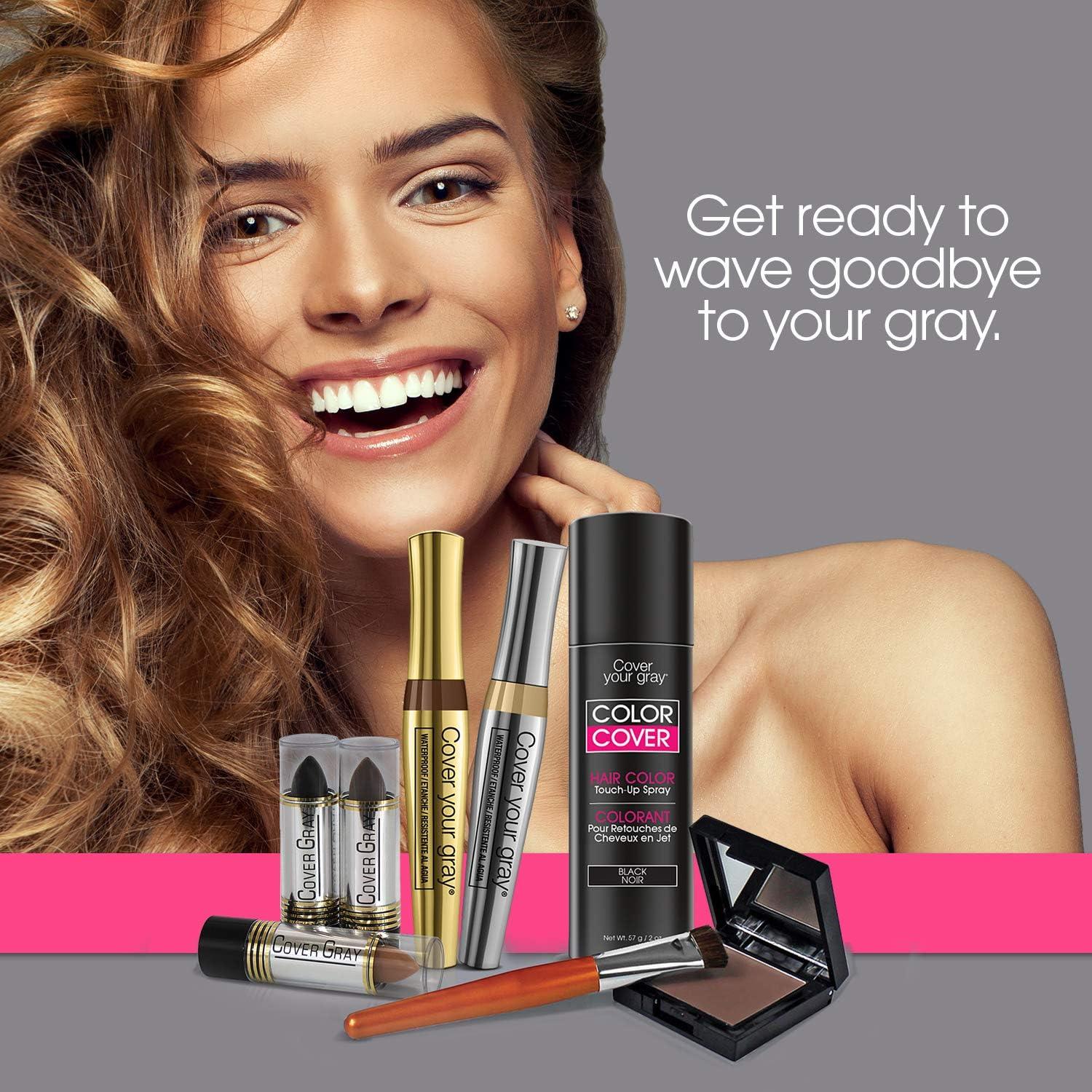 Cover Your Gray FillIn Powder Hair Color with Procapil Medium Brown