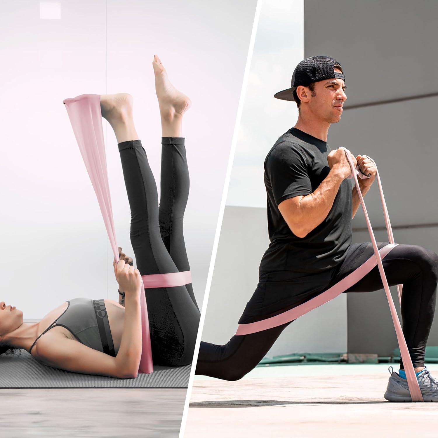 Proiron Fitness Straps Gymnastics Band Set Latex Resistance