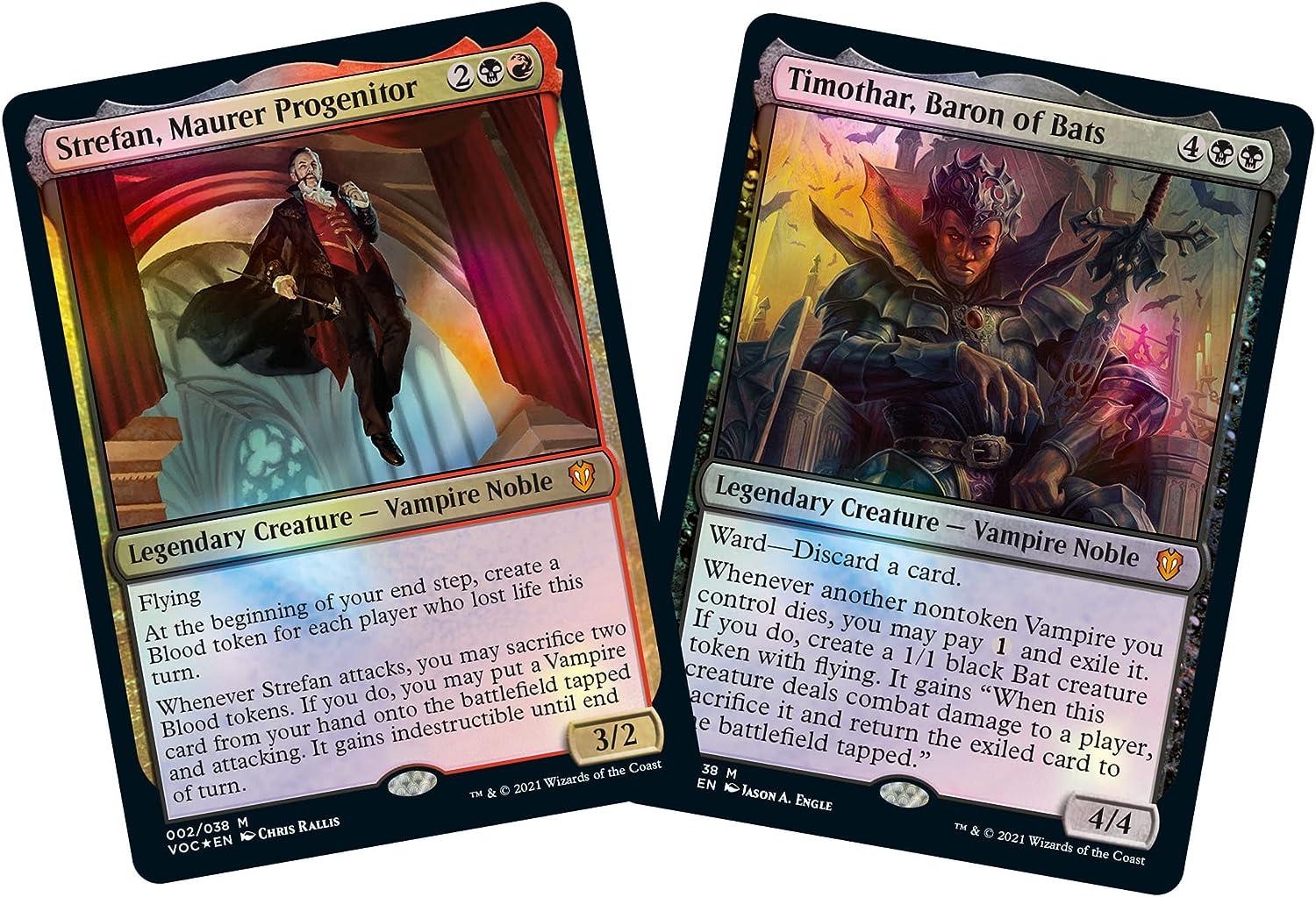 MTG Innistrad Crimson Vow Vampiric Bloodline Commander Deck (Black-Red) - Minimal Packaging | Buy Now with Express International Delivery | GoSupps.com MTG Innistrad Crimson Vow Vampiric Bloodline Commander Deck (Black-Red) - Minimal Packaging | Buy Now with Express International Delivery | GoSupps.com