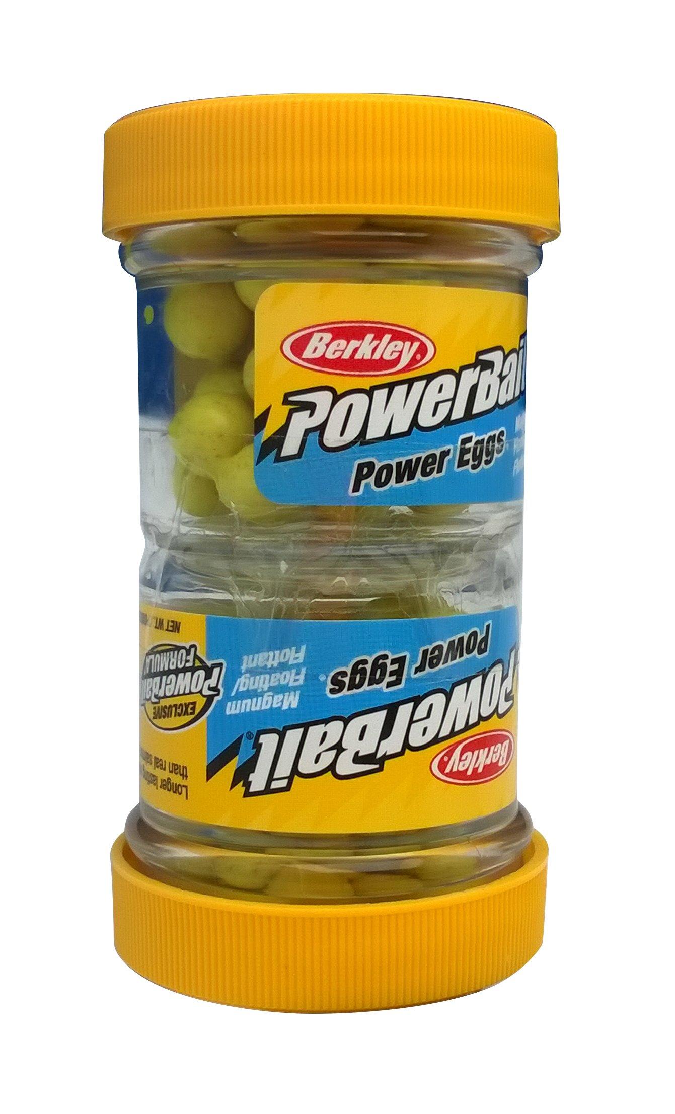 Berkley PowerBait Power Eggs Floating Magnum Chartreuse - Original Scent, 1  Pack