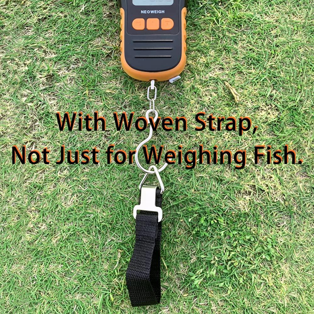 Portable Fishing Scale, Easy to Read, 110lbs/50kg, Digital Fishing