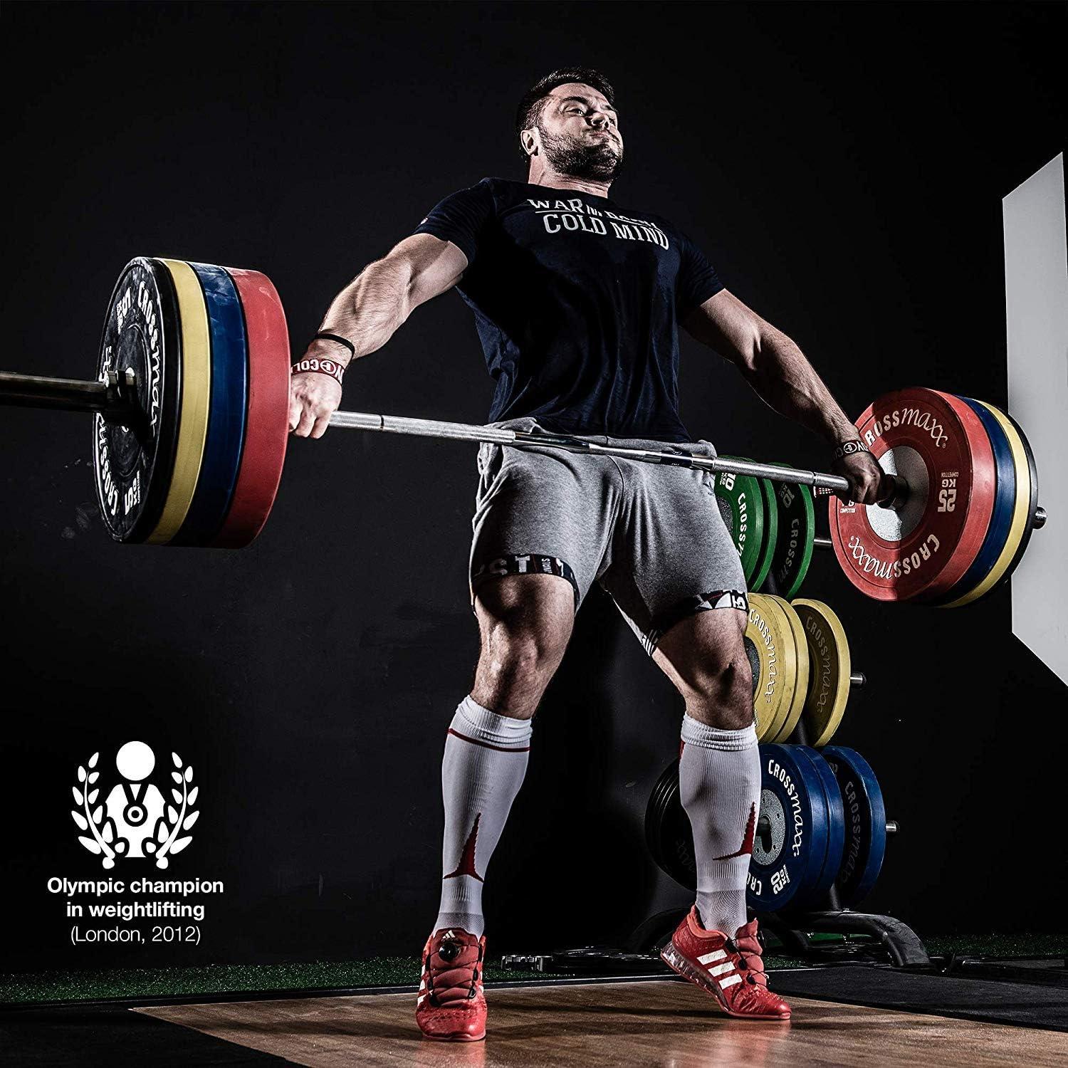 Manopole In Pelle WARM BODY COLD MIND Per Sollevamento Pesi E Pull-up, Taglia L - 3