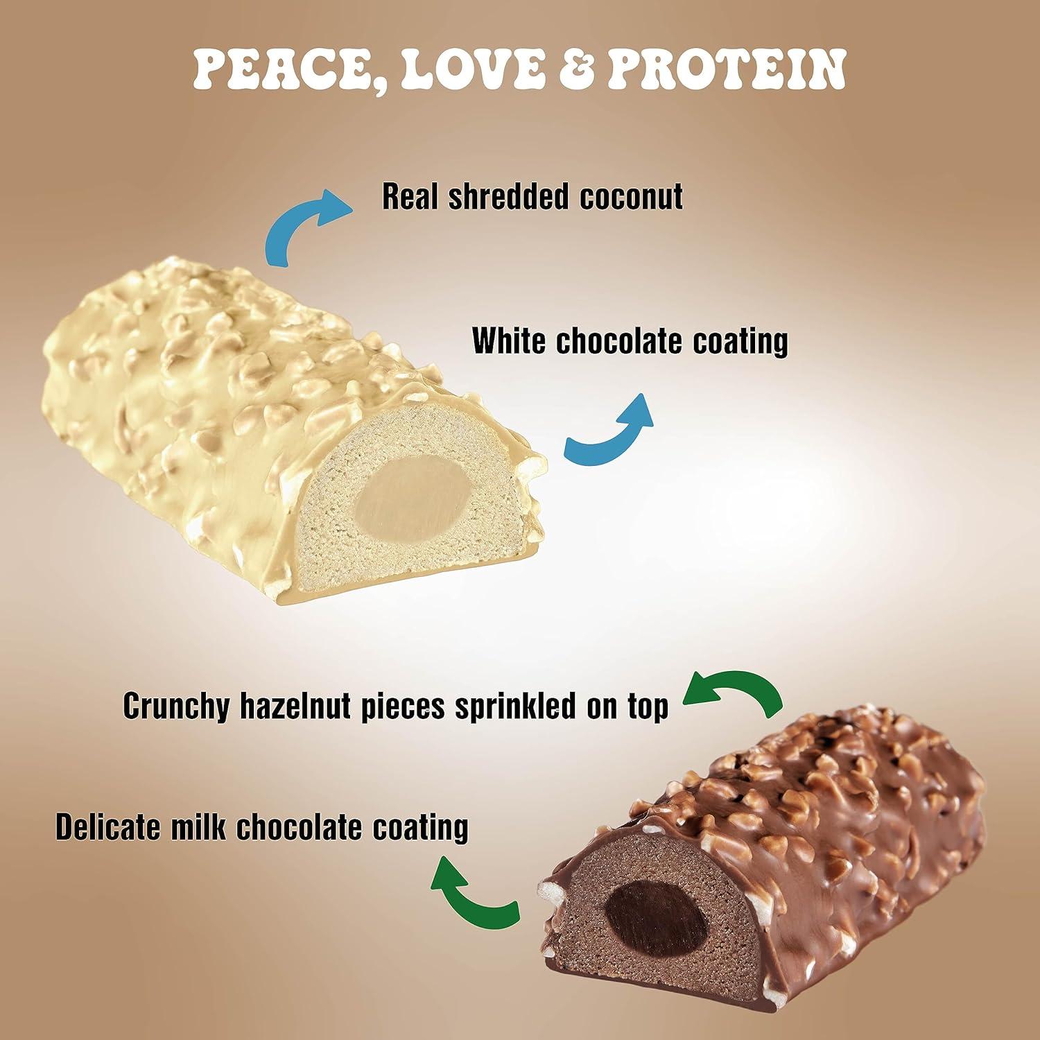 Joe's Core Bar 12x45g White Chocolate-Coconut. High Protein Bar With Soft Protein Core And White Chocolate Coating Low Sugar 31 Proteinbar Real~p110750471