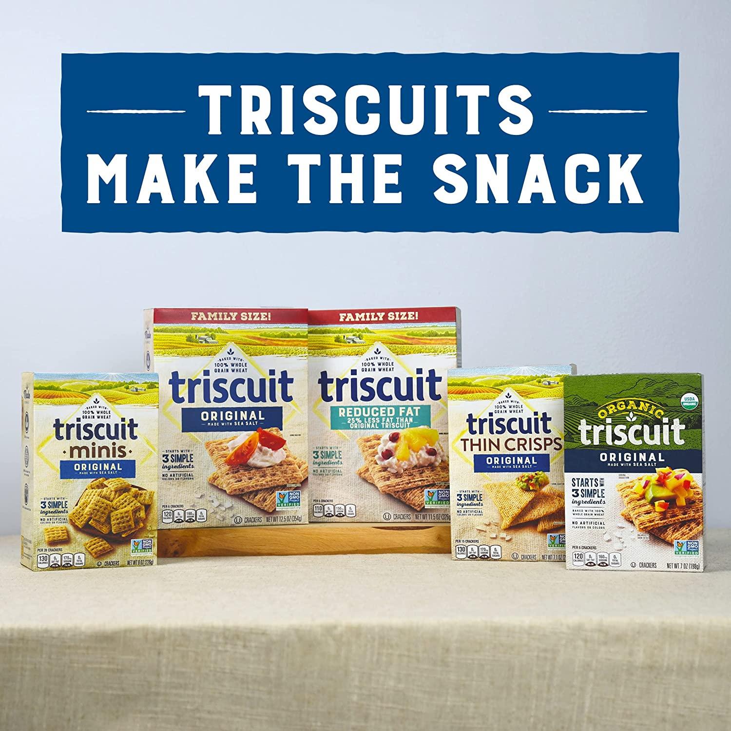 Triscuit Thin Crisps Parmesan Garlic Whole Grain Wheat Crackers 7.1 oz