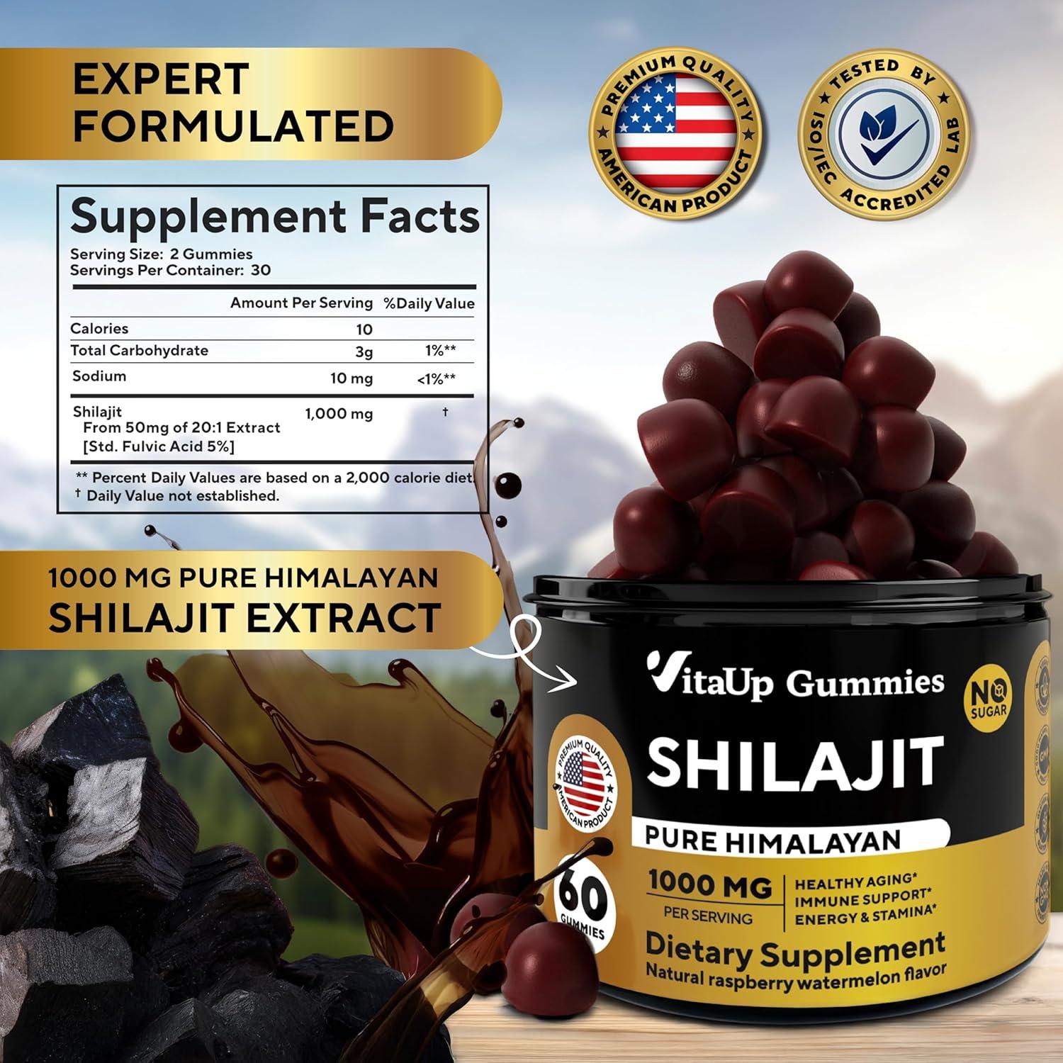 Alliwise Shilajit Gummies For Men & Women, Shilajit Pure Himalayan Original Multi - View #7
