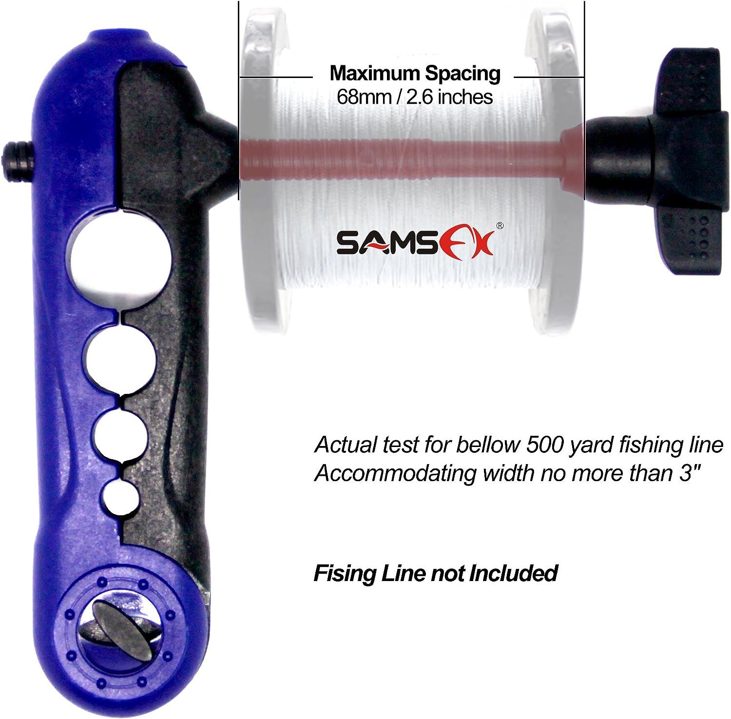 SAMSFX Fishing Portable Universal Fishing Line Spooler Adjustable