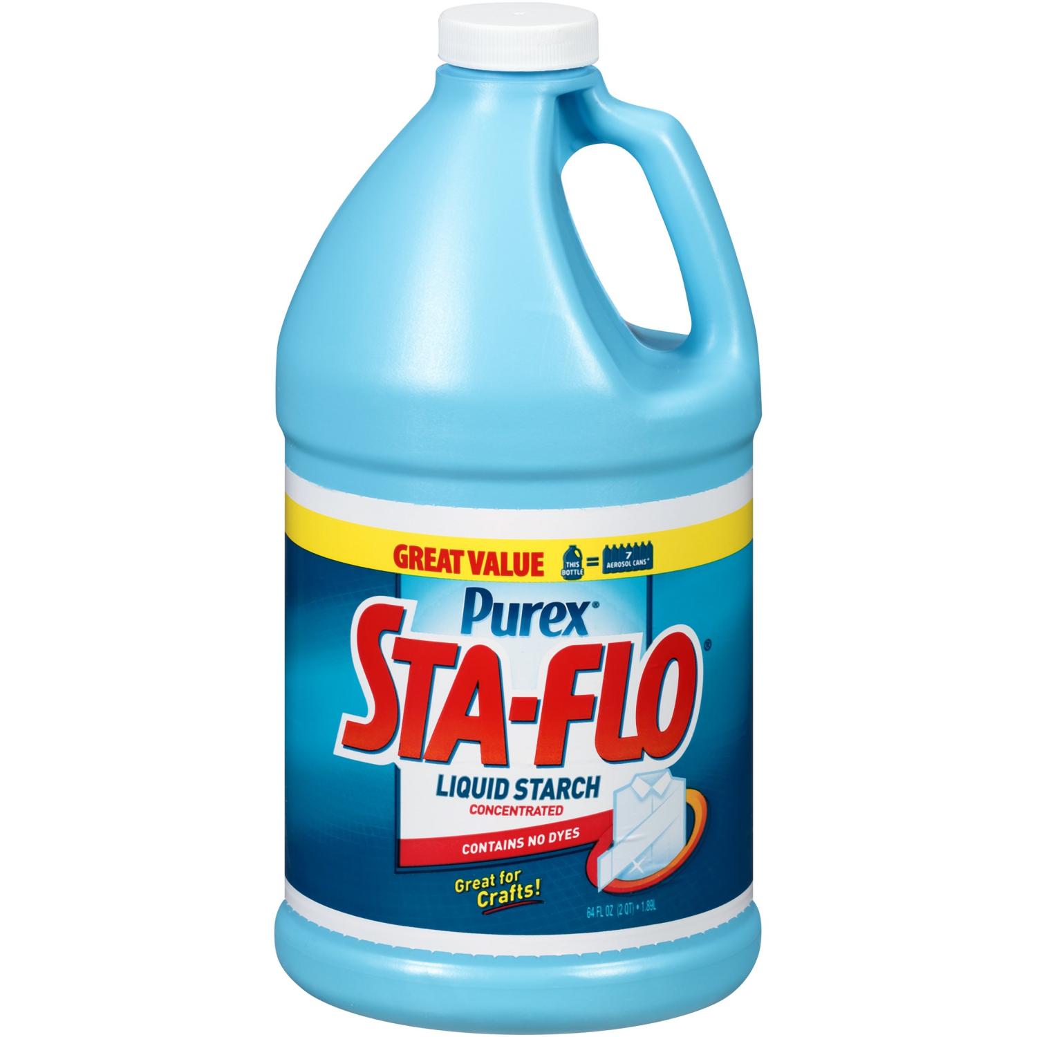 StaFlo Concentrated Liquid Starch 64 oz by Purex 1 Bottle, Original