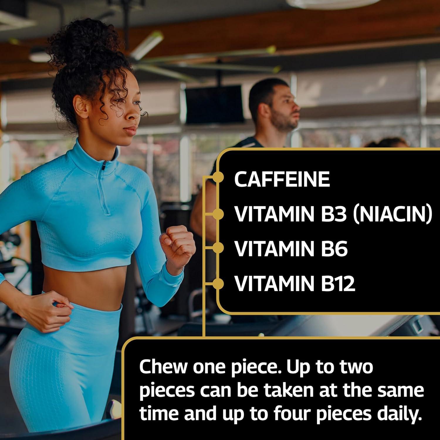 Healthspan Elite Caffeine Chewing Gum (120 Pieces) 100mg FastRelease