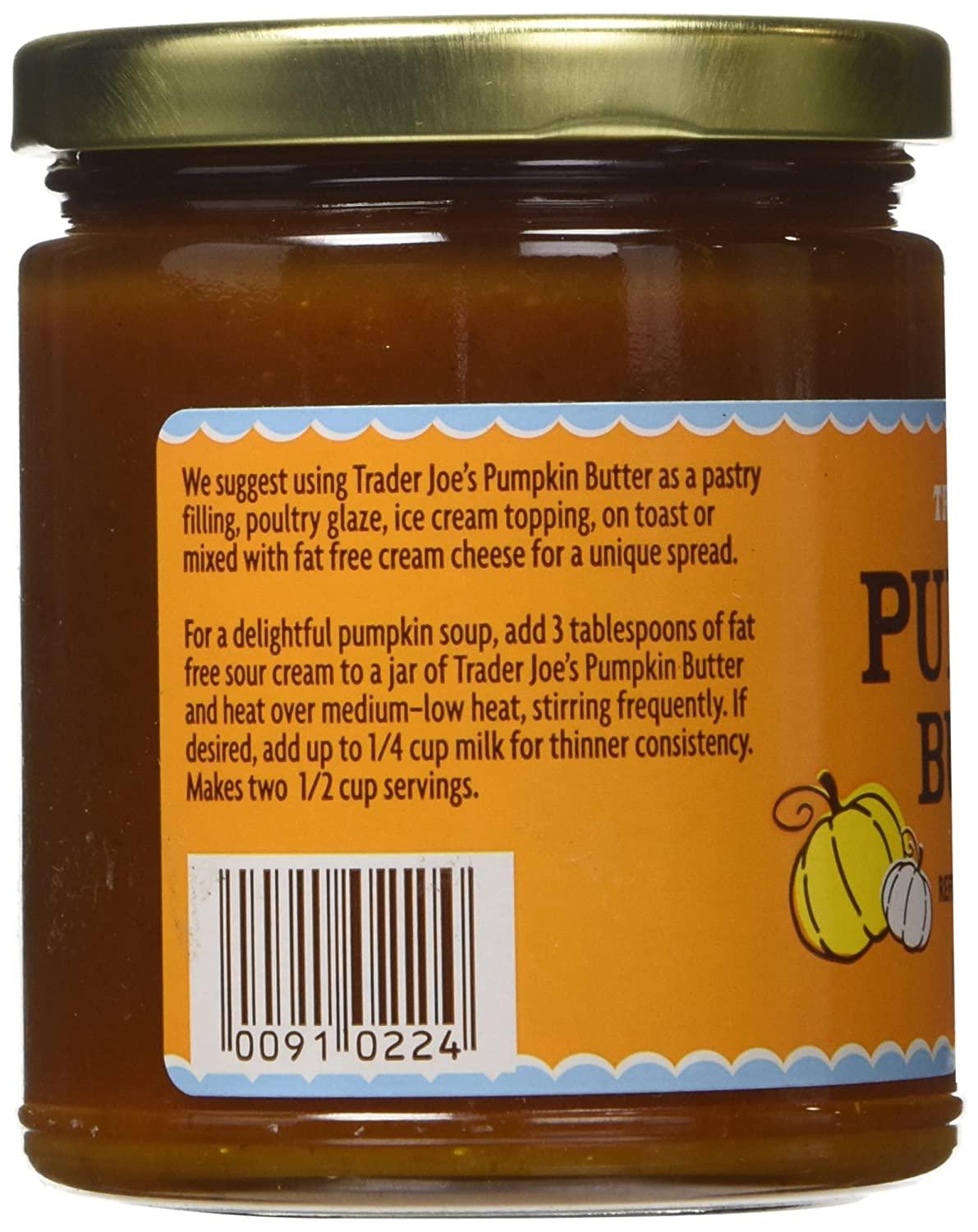 Trader Joes Pumpkin Butter 10 Ounce