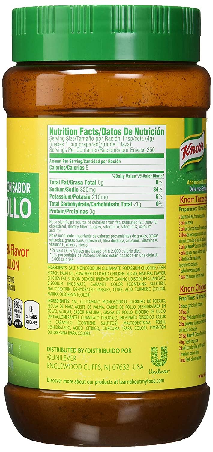 Knorr Granulated Bouillon, Chicken, 35.3 oz 35.3 Ounce (Pack of 1)