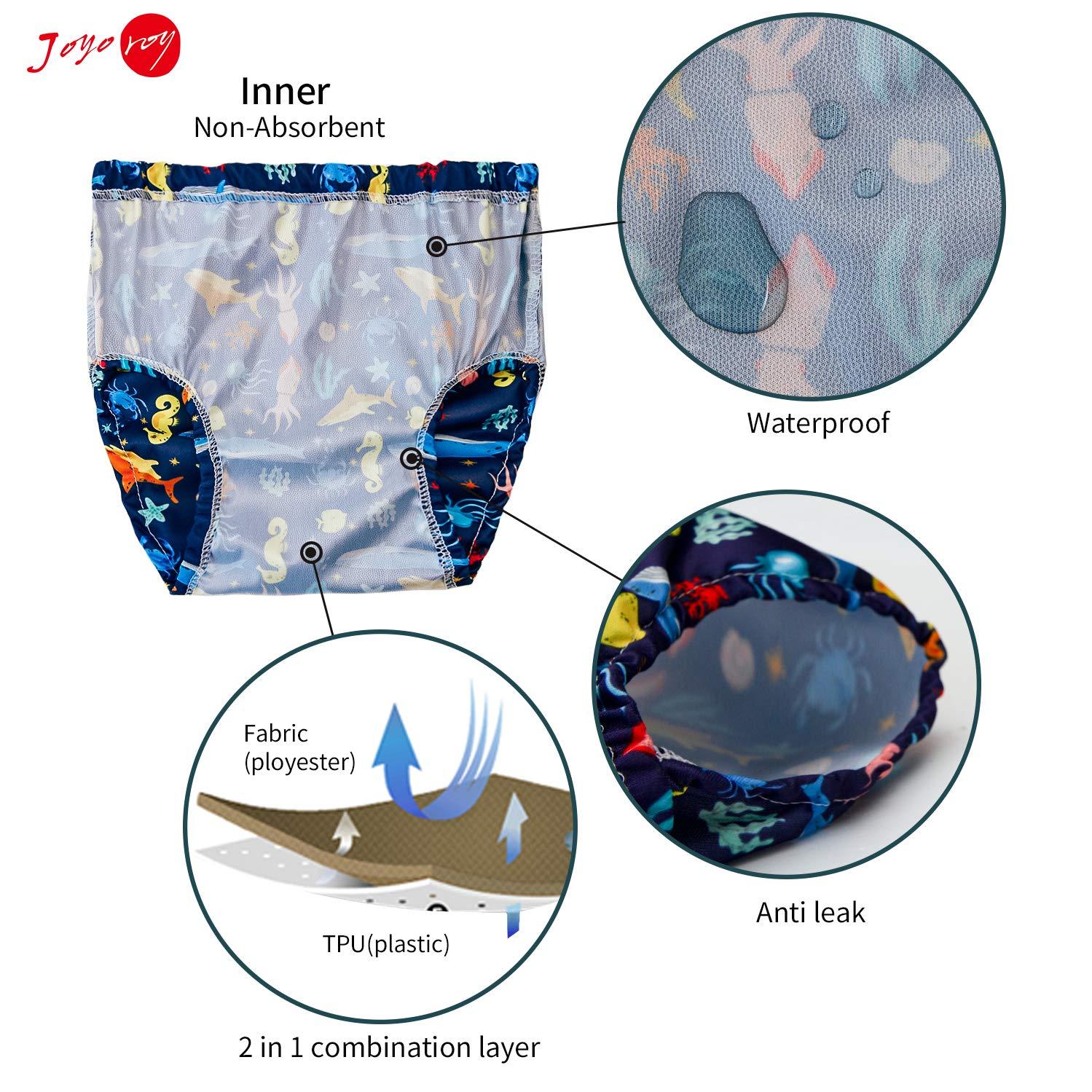 Plastic Underwear Covers for Potty Training Rubber Pants for Toddlers Rubber Training Pants for