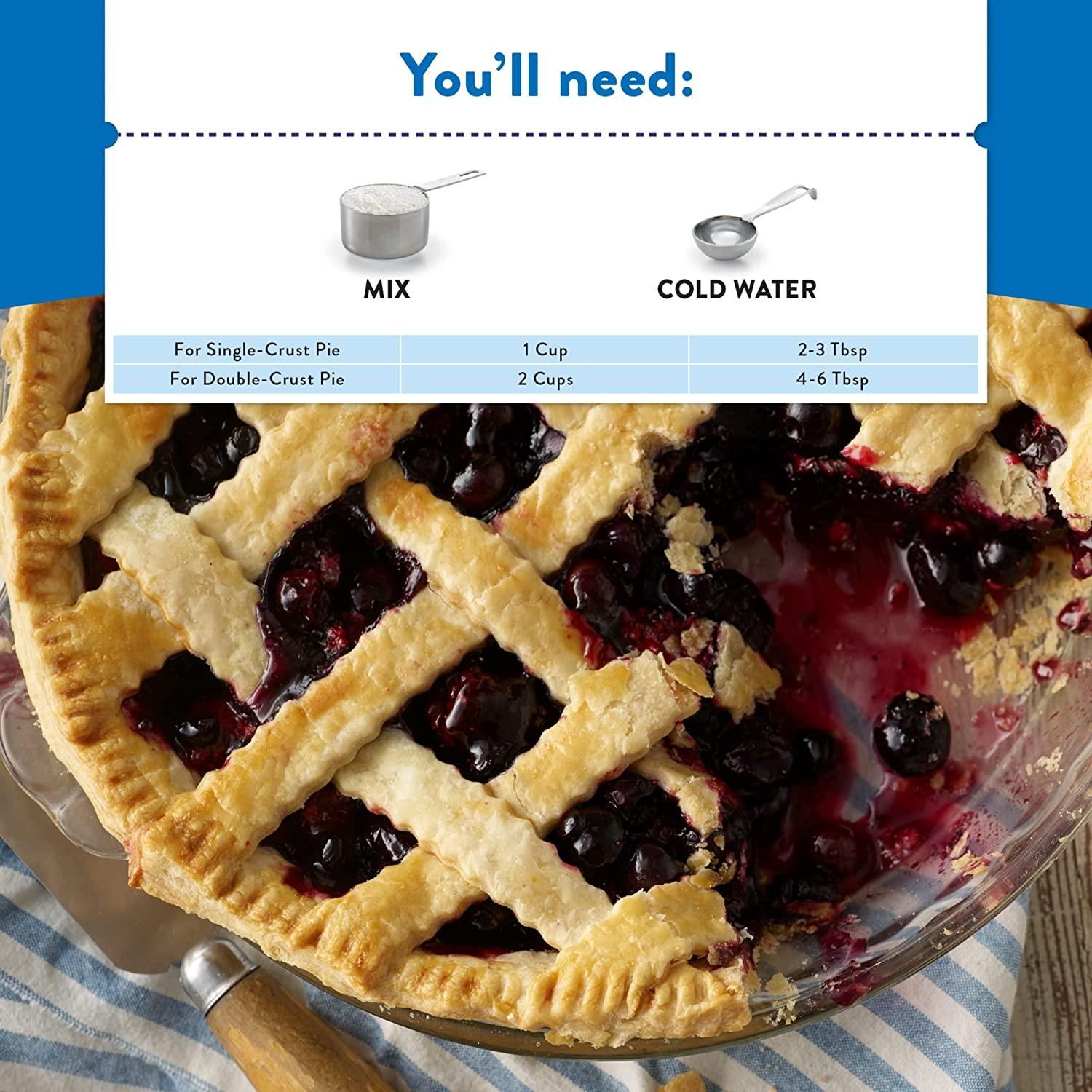 Krusteaz Traditional Light and Flaky Pie Crust Mix, 20 OZ. (Pack of 2)