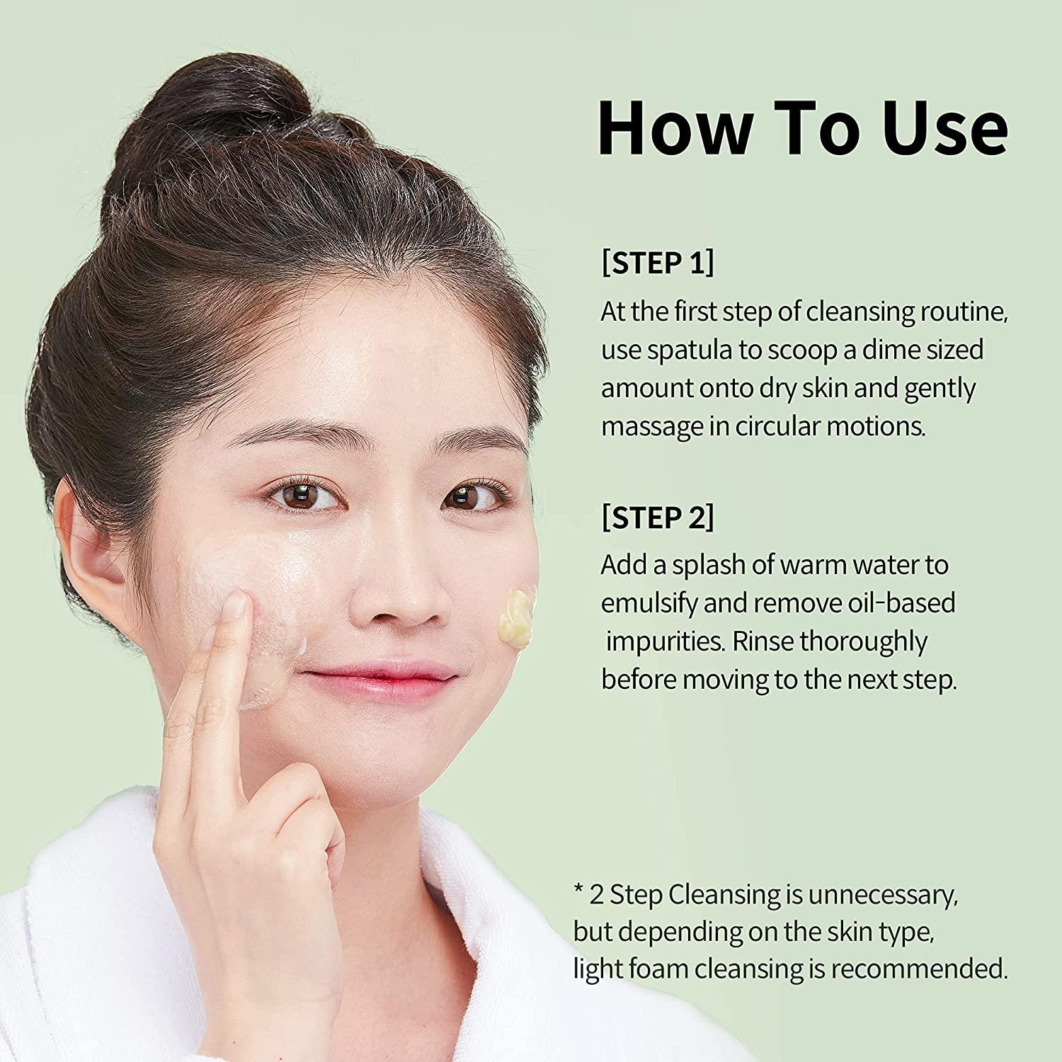 Yadah Green Tea Cleansing Balm 2 Mini (25ml) Gentle Makeup Remover