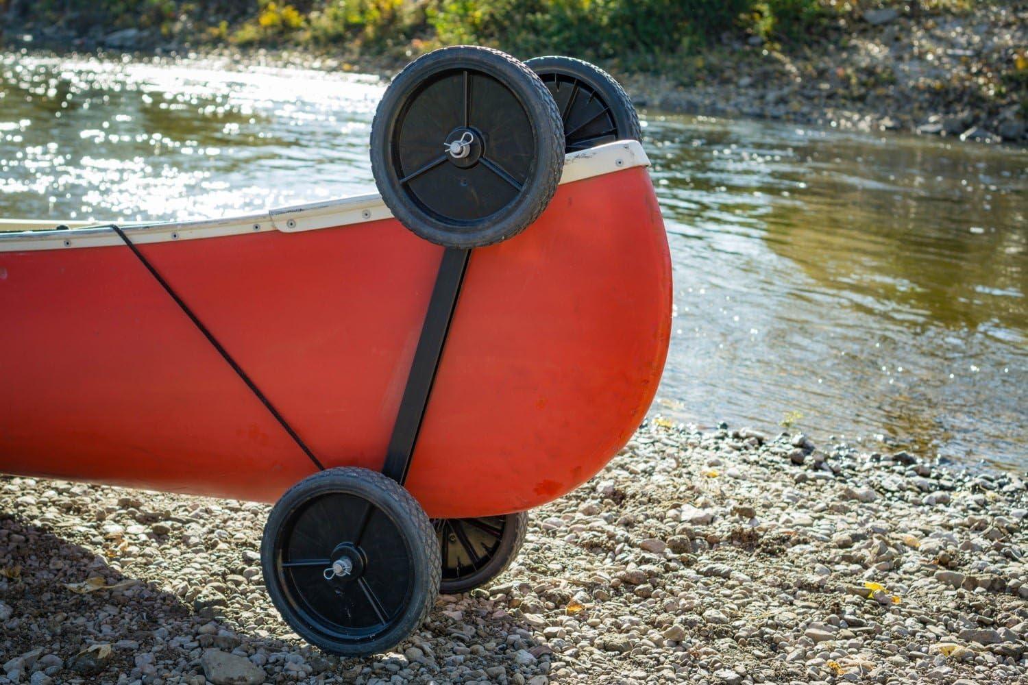 Canoe Cart 4 Wheel Dolly to Transport Canoe with Four Wheels