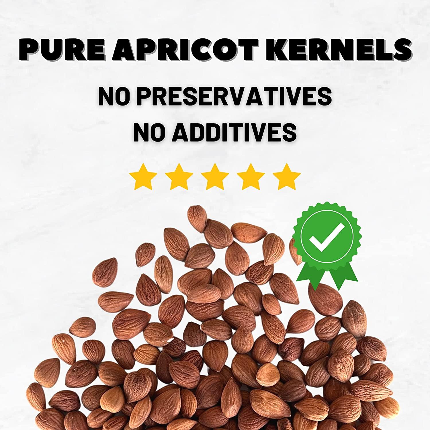 USDA Organic Bitter Apricot Kernels 1 lb (16 oz) Natural, Vegan, Non
