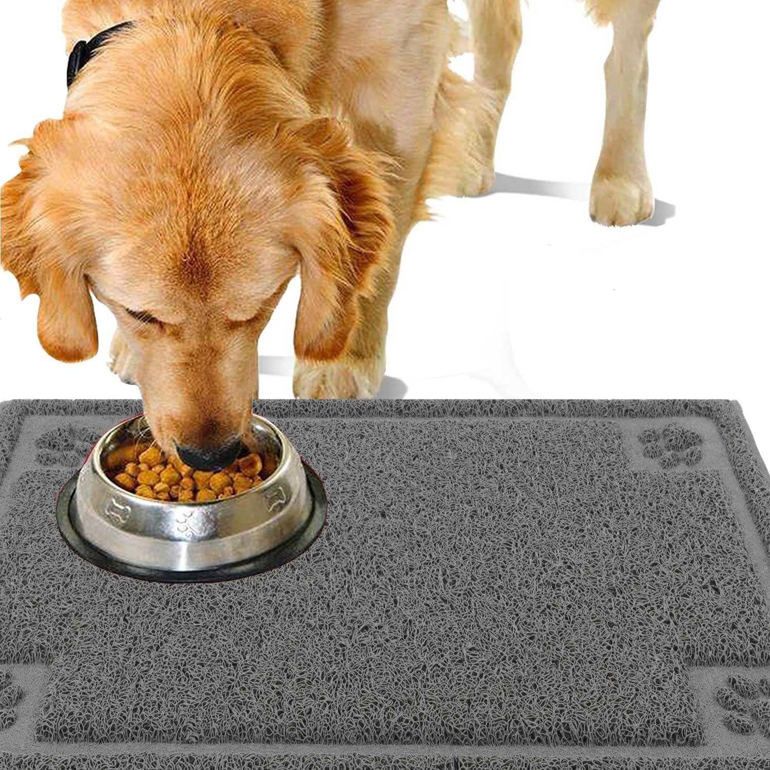 Urdogsl 24x16 Pet Feeding Mat for Dogs and Cats, Flexible Dog Dish Mats  for Food and Water, Waterproof and Slip Resistant Dog Food Mat to Prevent  Bowls Messes on Floor, Easy Clean