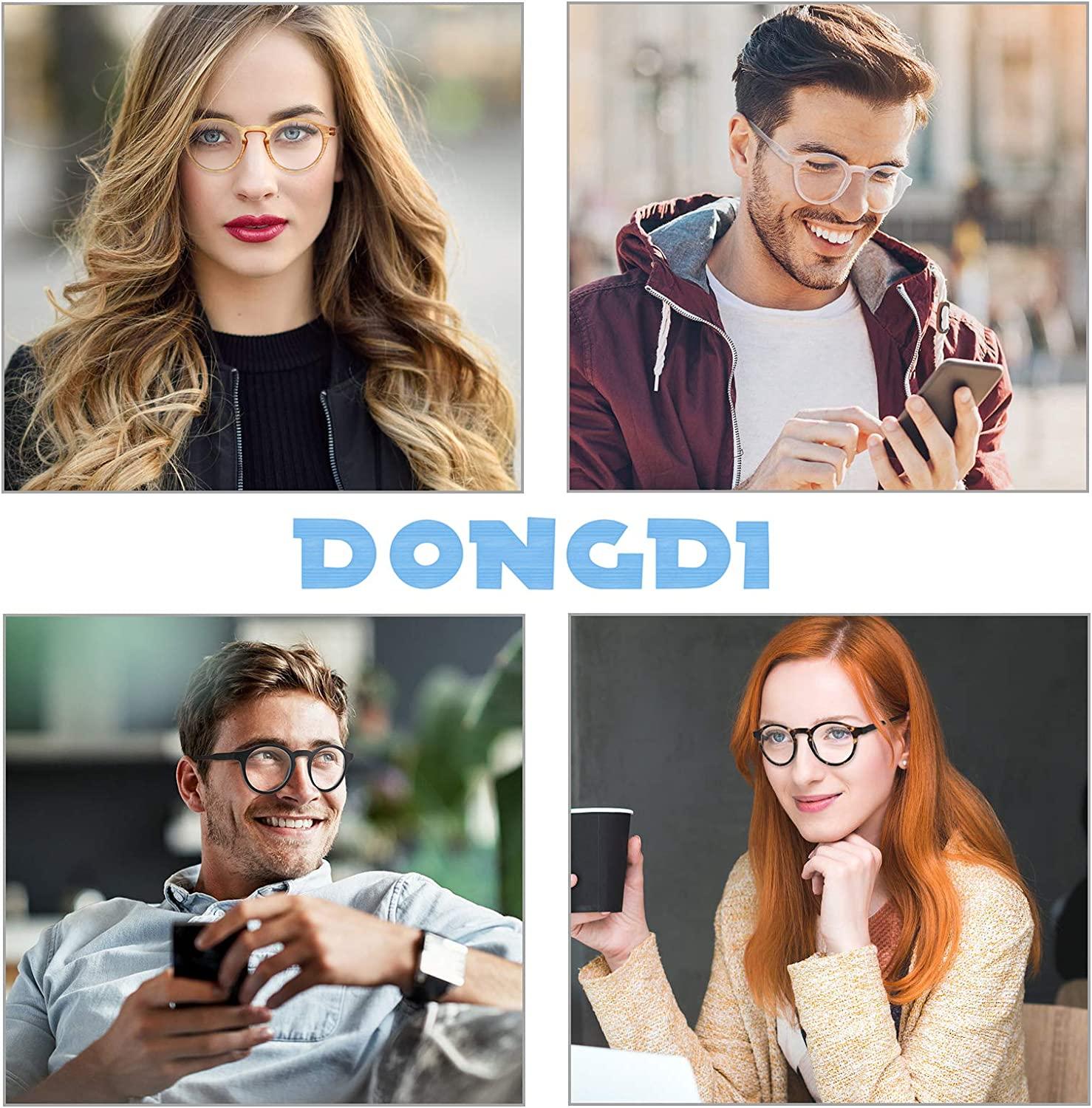 DONGDI Blue Light Blocking Reading Glasses 4 Pack Computer Readers For Women Men - View #3