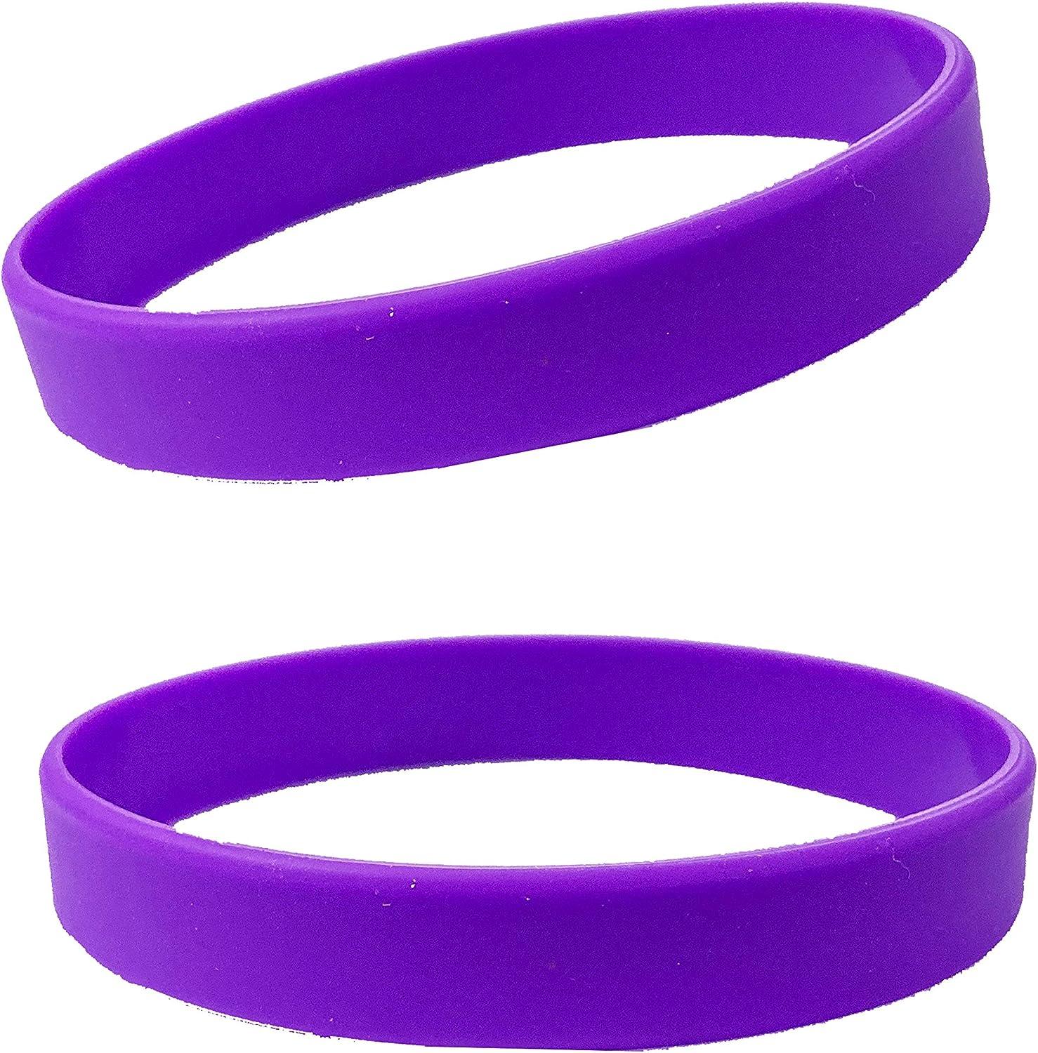 HSQ 6 Pcs Solid Blue Silicone Bracelets Wristbands for Sports Club, Group  Games,Kids Play,Party Favors Adults Fashion Party Sports Accessories,Sky